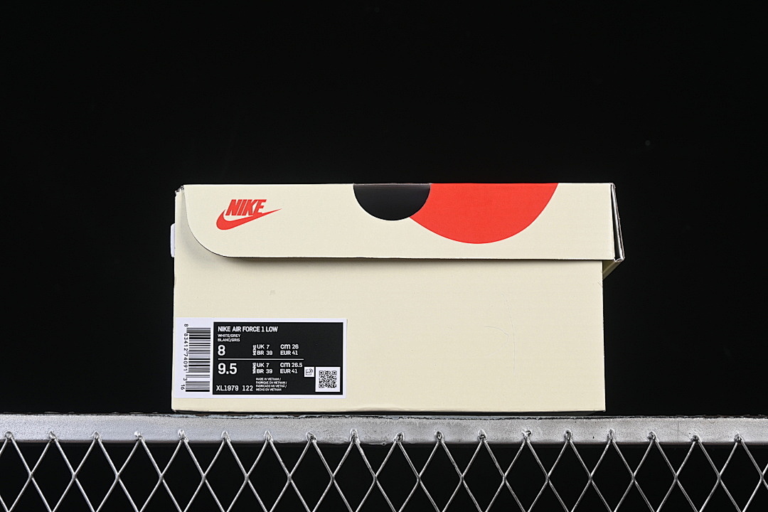 Nike [XL1979-122]-[AIR FORCE 1 07 LOW WHITE/NAVY BLUE]-[WOMAN:36-39]-[MAN:40-45] - Image 12