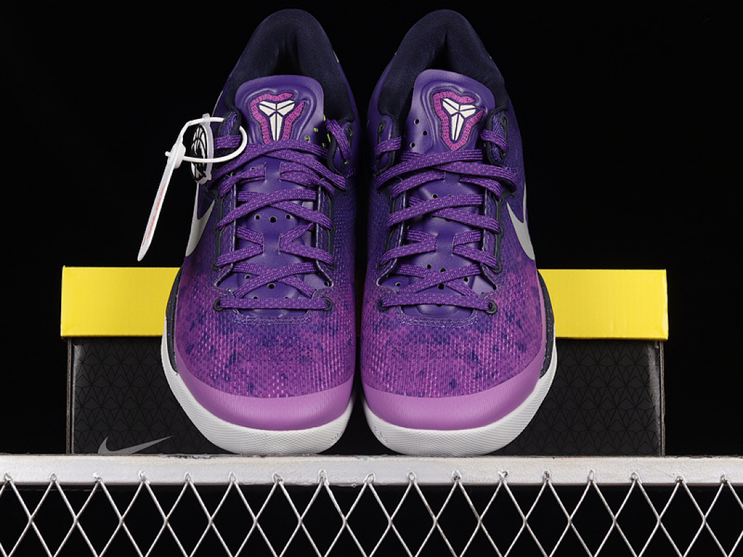 Nike [555035-500]-[KOBE 8 SYSTEM PLAYOFF COURT PURPLE/PURE PLATINUM-BLACKENED BLUE]-[MAN:39-46] - Image 13