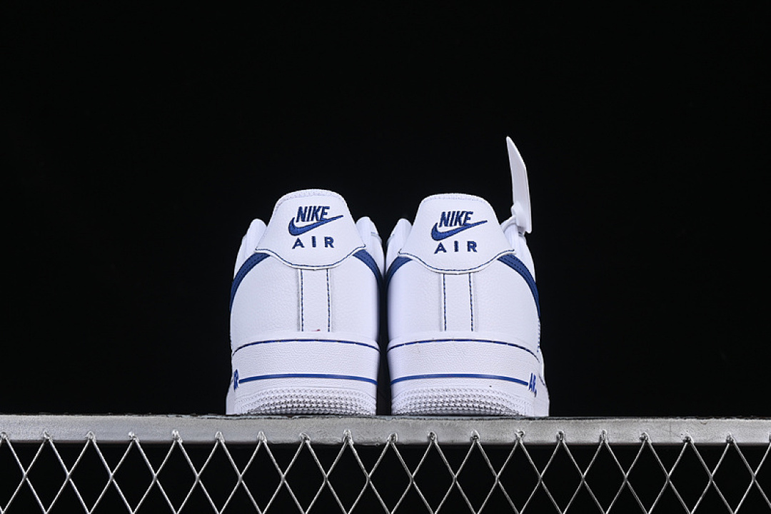 Nike [HQ2037-100]-[AIR FORCE 1 07 LOW WHITE/DEEP ROYAL BLUE]-[WOMAN:36-39]-[MAN:40-45] - Image 14