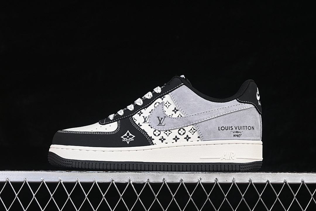 Nike [KG6699-F28]-[AIR FORCE 1 07 LOW WHITE/BLACK/GREY]-[WOMAN:36-39]-[MAN:40-45] - Image 2