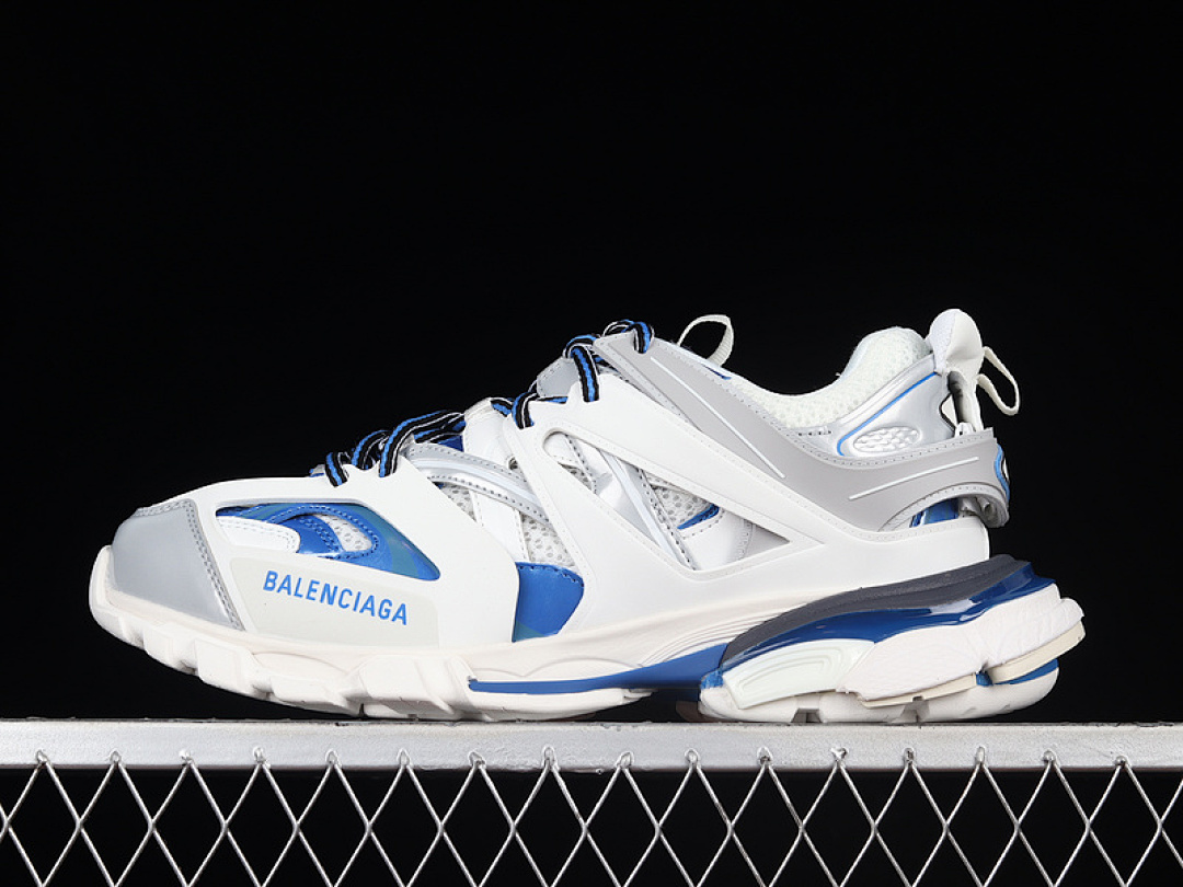 Unbranded [W2FS99051]-[BA*LEN*CIAGA TESS S.GOMMA SNEAKERS WHITE/LIGHT GREY/BLUE]-[UNSIEX:36-46], photo 1