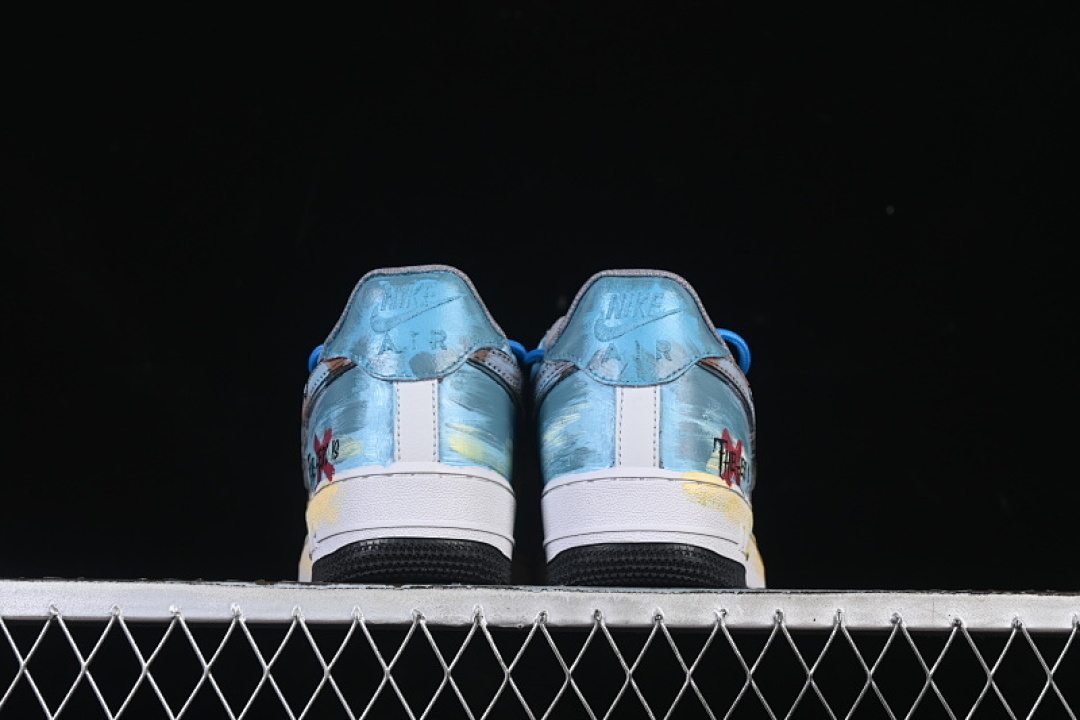 Nike [ZG0088-228]-[AIR FORCE 1 07 LOW CASUAL SNEAKERS SKY BLUE/WHITE]-[WOMAN:36-39]-[MAN:40-45] - Image 13