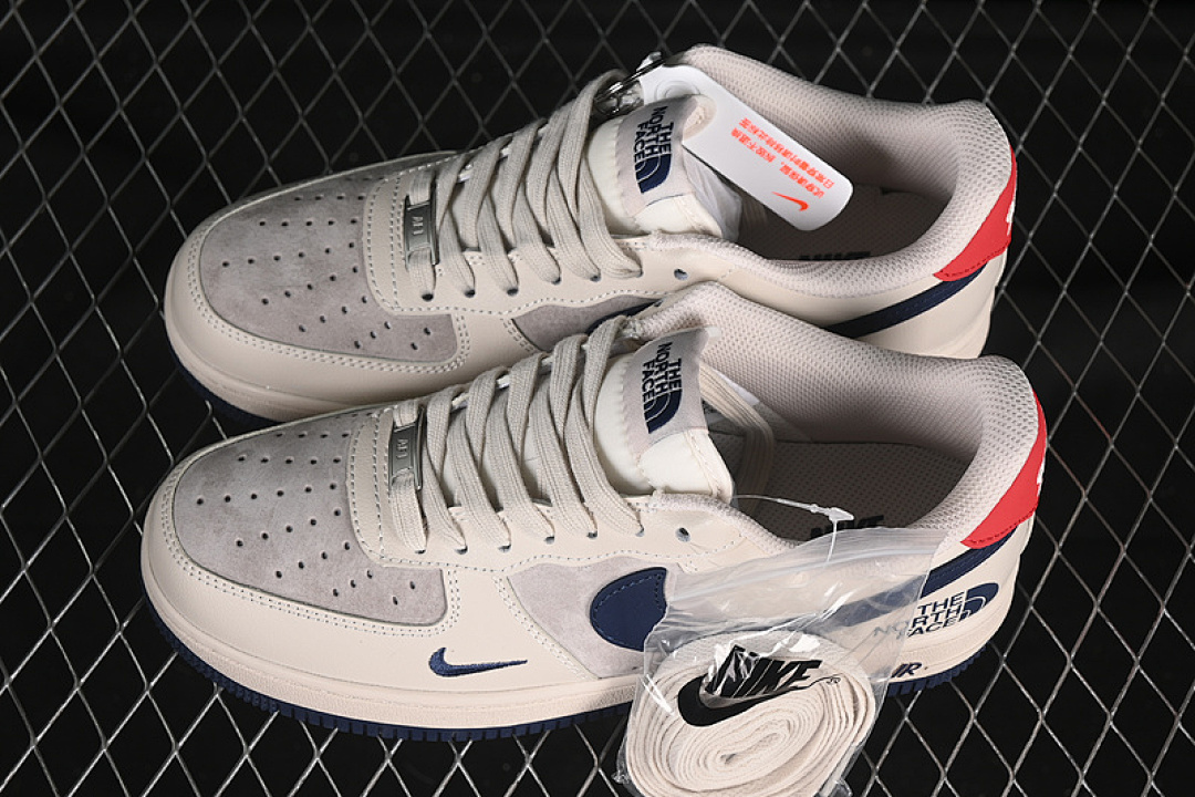 Nike [XX3168-133]-[AIR FORCE 1 07 LOW GREY/BLUE/RED]-[WOMAN:36-39]-[MAN:40-45] - Image 11