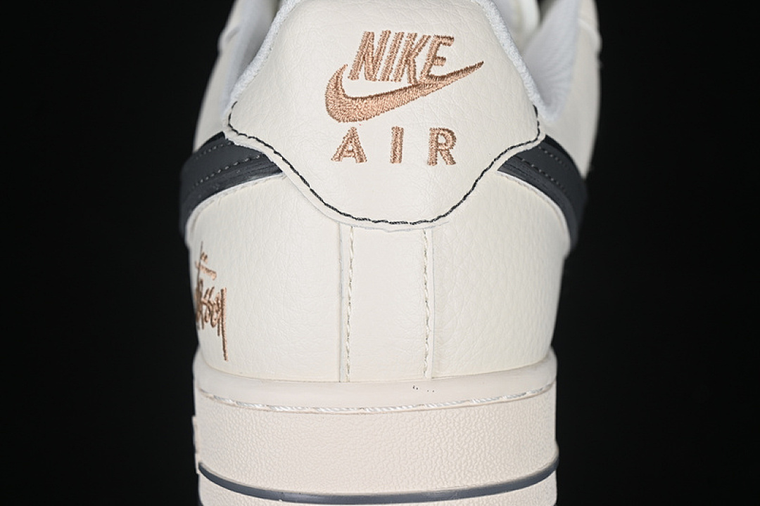 Nike [XZ6188-705]-[AIR FORCE 1 07 LOW WHITE/BEIGE/BLACK]-[WOMAN:36-39]-[MAN:40-45] - Image 7