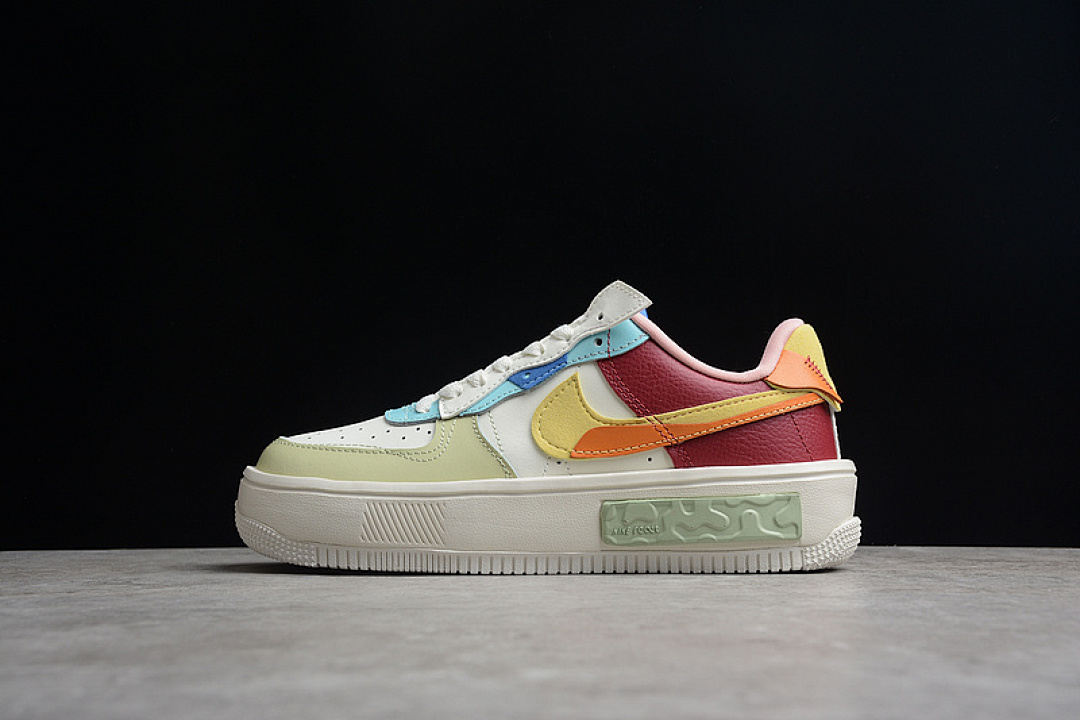 Nike [DO6719-100]-[AIR FORCE 1 FONTANKA ST. PETERSBURG RAVES SAIL/SUNSET/POMEGRANATE/SATURN (GOLD]), photo 1