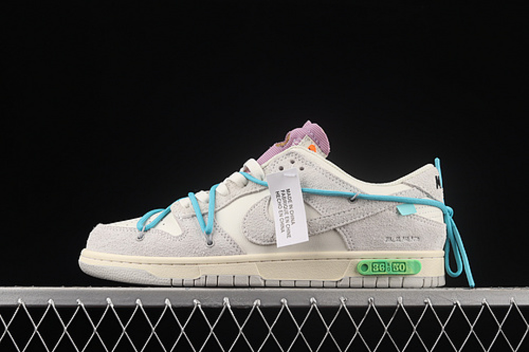 Unbranded [DJ0950-107]-[OW X SB DUNK LOW LOT 36 OF 50 SAIL/NEUTRAL GREY/ENERGY]-[UNSIEX:36-45], photo 1