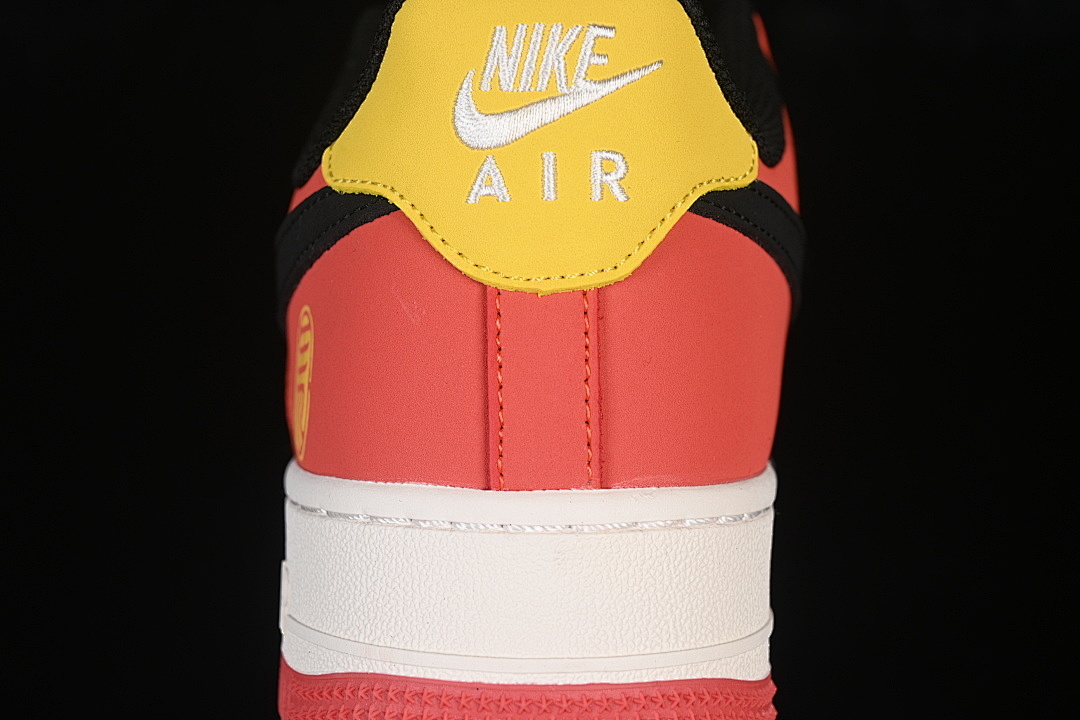 Nike [QW5288-130]-[AIR FORCE 1 07 LOW CASUAL SNEAKERS WHITE/RED/YELLOW]-[WOMAN:36-39]-[MAN:40-45] - Image 7