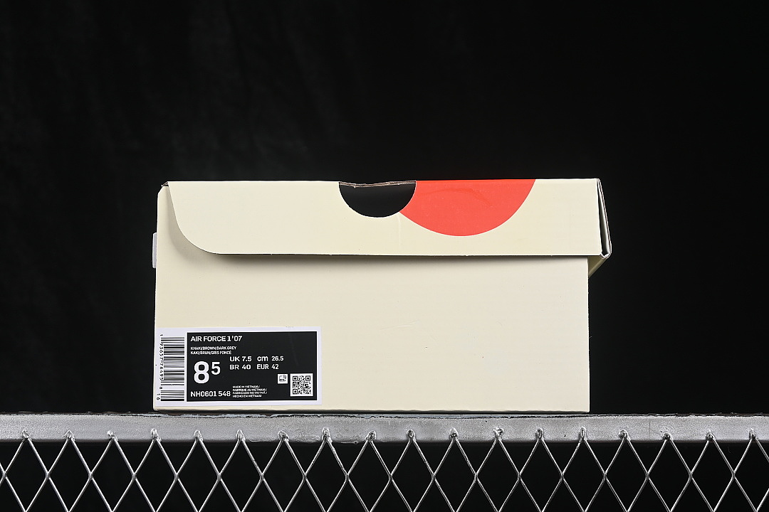 Nike [NH0601-548]-[AIR FORCE 1 07 LOW CASUAL SNEAKERS WHITE/BLACK/RED]-[WOMAN:36-39]-[MAN:40-45] - Image 12