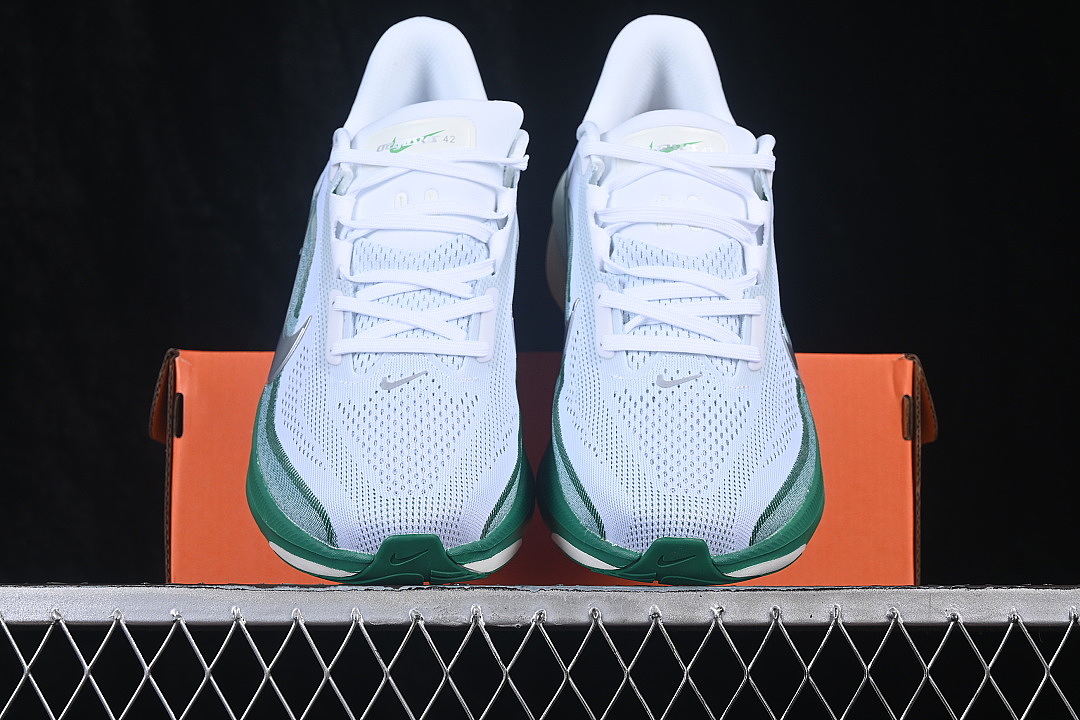 Nike [IB1881-100]-[AIR ZOOM PEGASUS 42 BREATHABLE SHOES WHITE/GREEN/BLUE]-[WOMAN:36-39]-[MAN:40-45] - Image 12