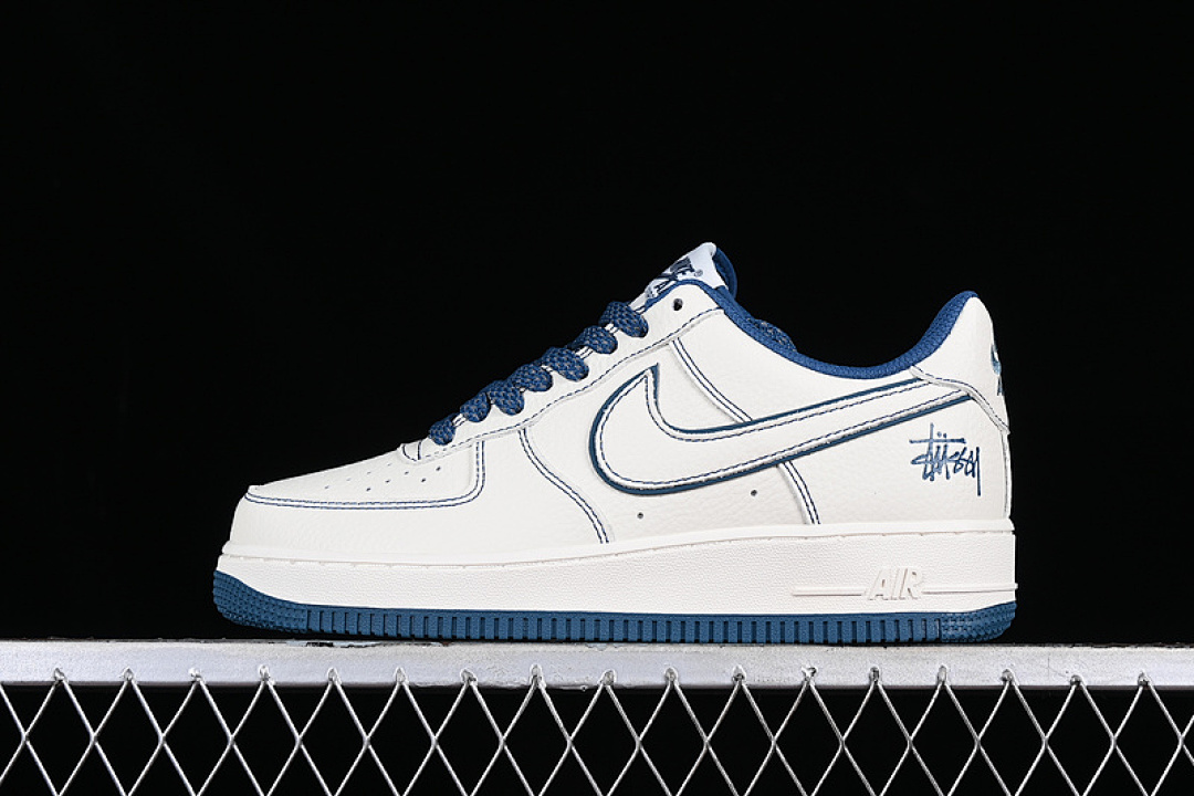 Nike [UN1635-333]-[STUSSY X AIR FORCE 1 LOW WHITE/BLUE]-[WOMAN:36-39]-[MAN:40-45], photo 1
