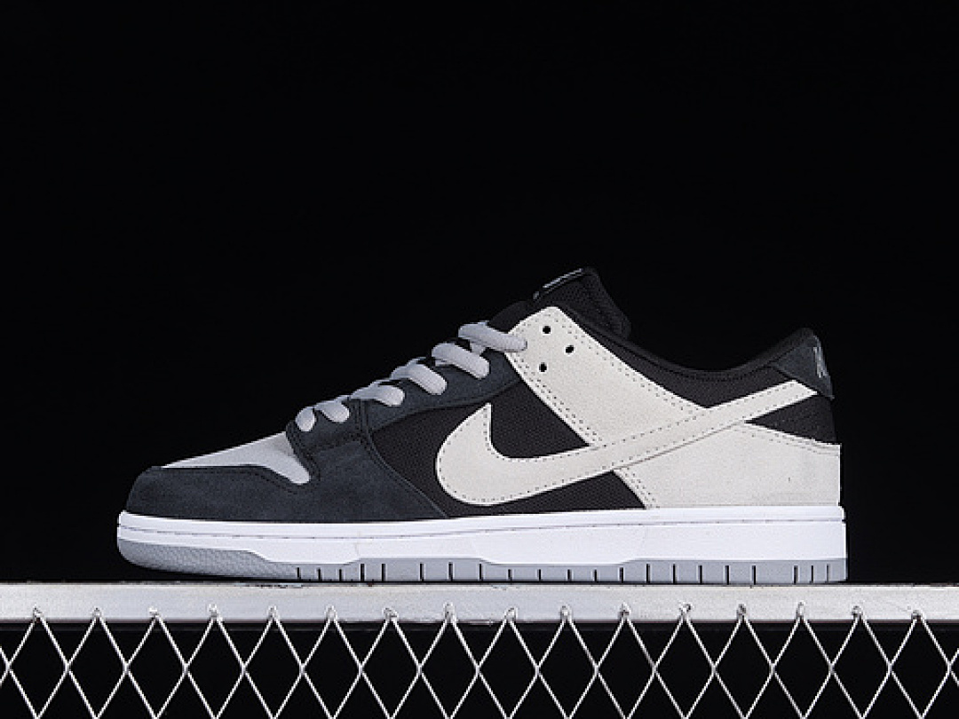 Nike ZOOM DUNK LOW PRO SB BLACK/WOLF GREY-WHITE · 854866-001, photo 1