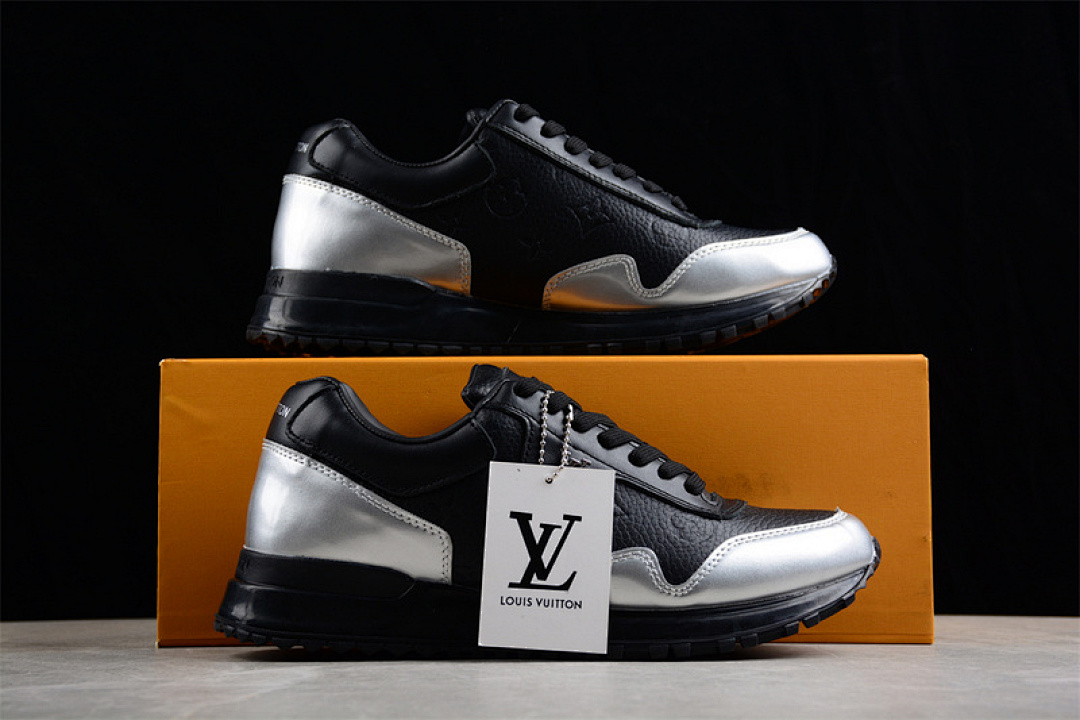 Louis Vuitton [0317174H56]-[L*V RUN AWAY SNEAKERS BLACK/WHITE]-[WOMAN:36-39]-[MAN:40-45] - Image 6