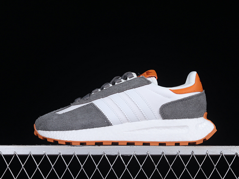RETROPY E5 SHOES DASH GREY/CLOUD WHITE/SEMI IMPACT ORANGE · GY9579, photo 1