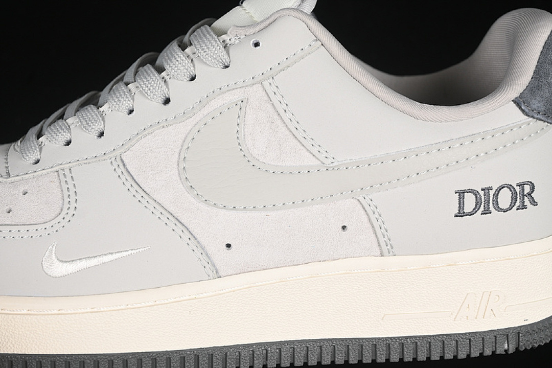 Nike [DF0188-041]-[AIR FORCE 1 07 LOW WHITE/GREY]-[WOMAN:36-39]-[MAN:40-45] - Image 8