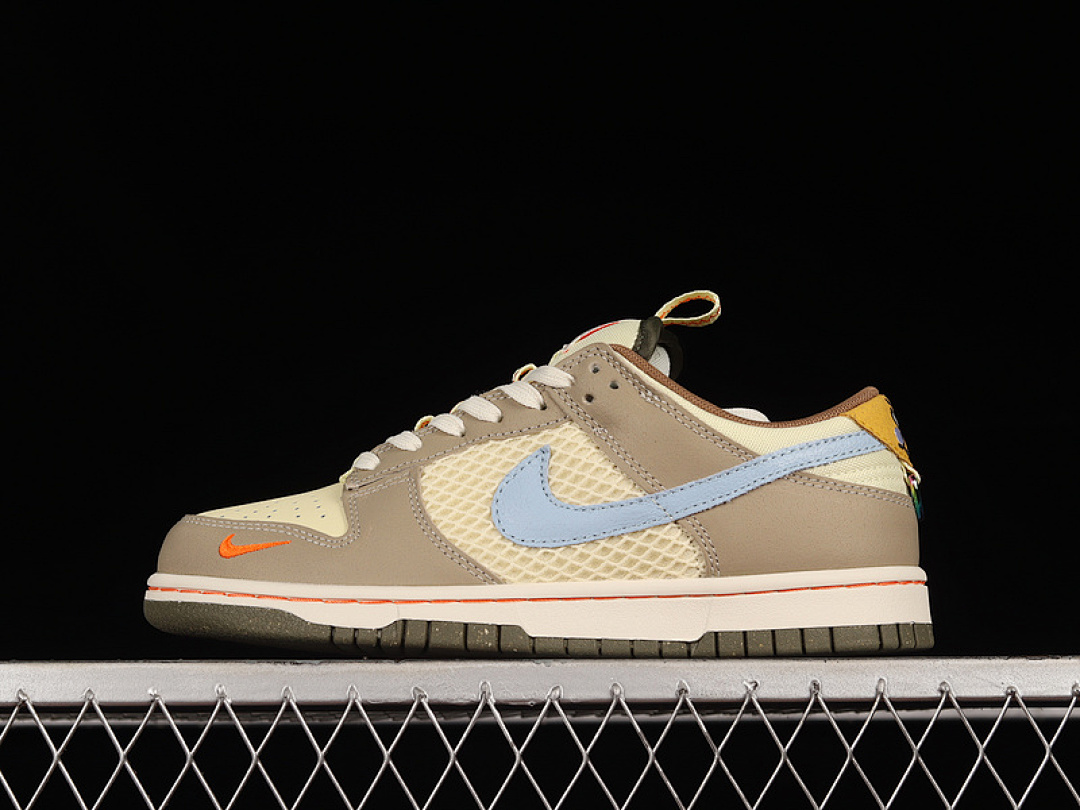 Unbranded [DX6038-741]-[DUNK LOW CARTOON YELLOW/TAN-BLUE]-[UNISEX:36-45], photo 1