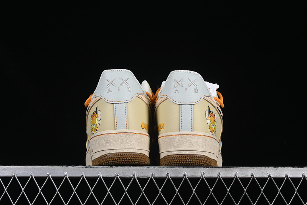 Nike [KS6896-111]-[AIR FORCE 1 07 LOW GARFIELD GREY/BEIGE/YELLOW]-[WOMAN:36-39]-[MAN:40-45] - Image 14