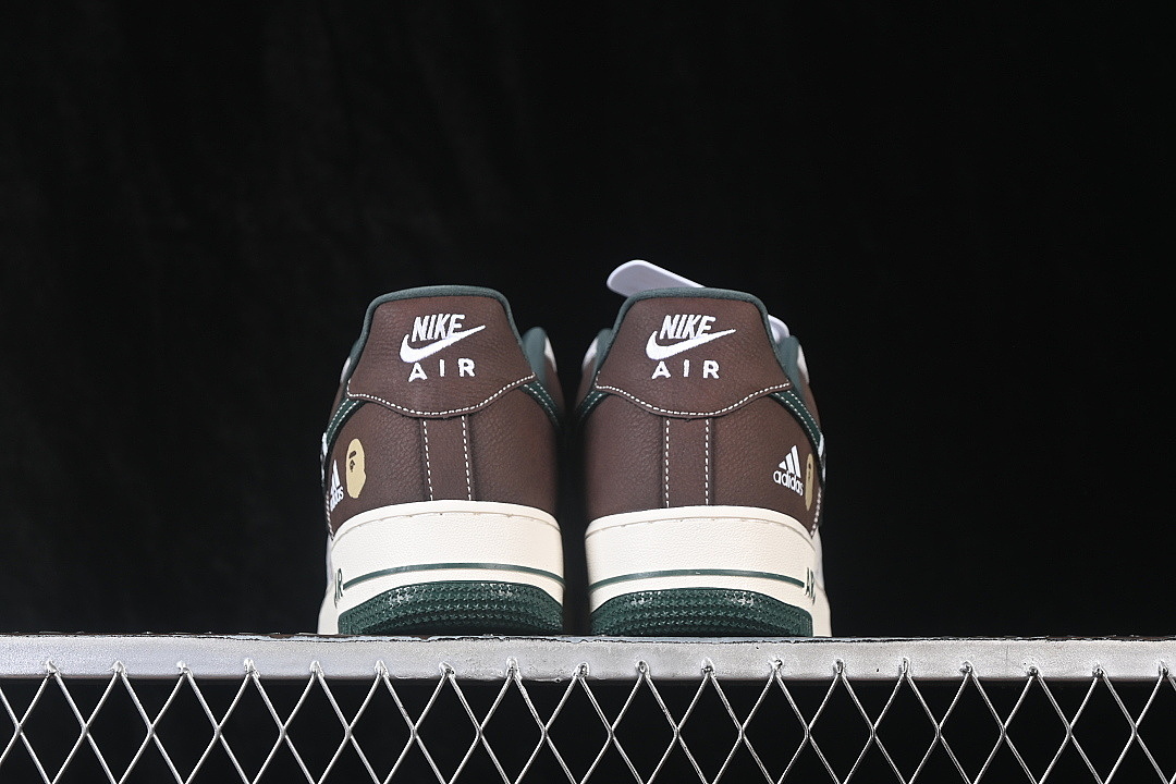 Nike [DW8806-012]-[AIR FORCE 1 07 LOW CASUAL SNEAKERS WHITE/GREY/BROWN]-[WOMAN:36-39]-[MAN:40-45] - Image 14