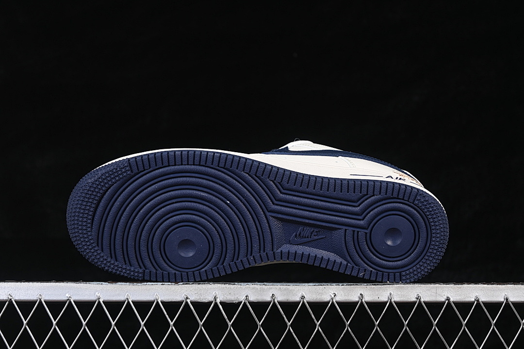 Nike [XX3168-225]-[AIR FORCE 1 07 LOW CASUAL SNEAKERS WHITE/NAVY BLUE]-[WOMAN:36-39]-[MAN:40-45] - Image 15