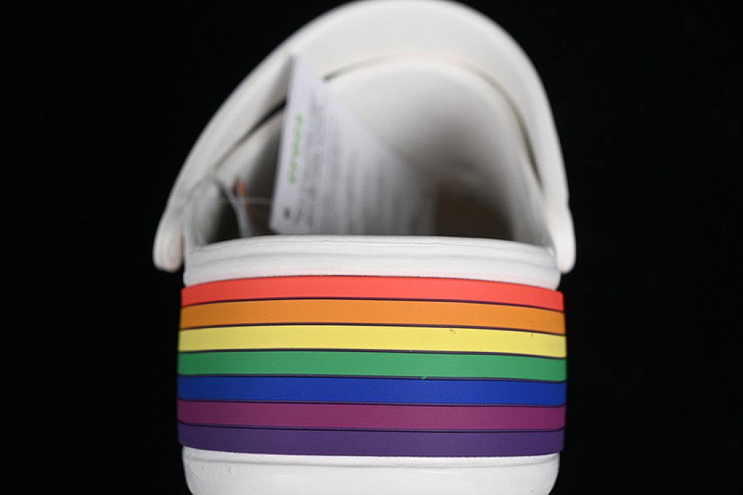 Crocs [CROCS CROCBAND PLATFORM RAINBOW WHITE/RAINBOW COLOR]-[WOMAN:34-42] - Image 5