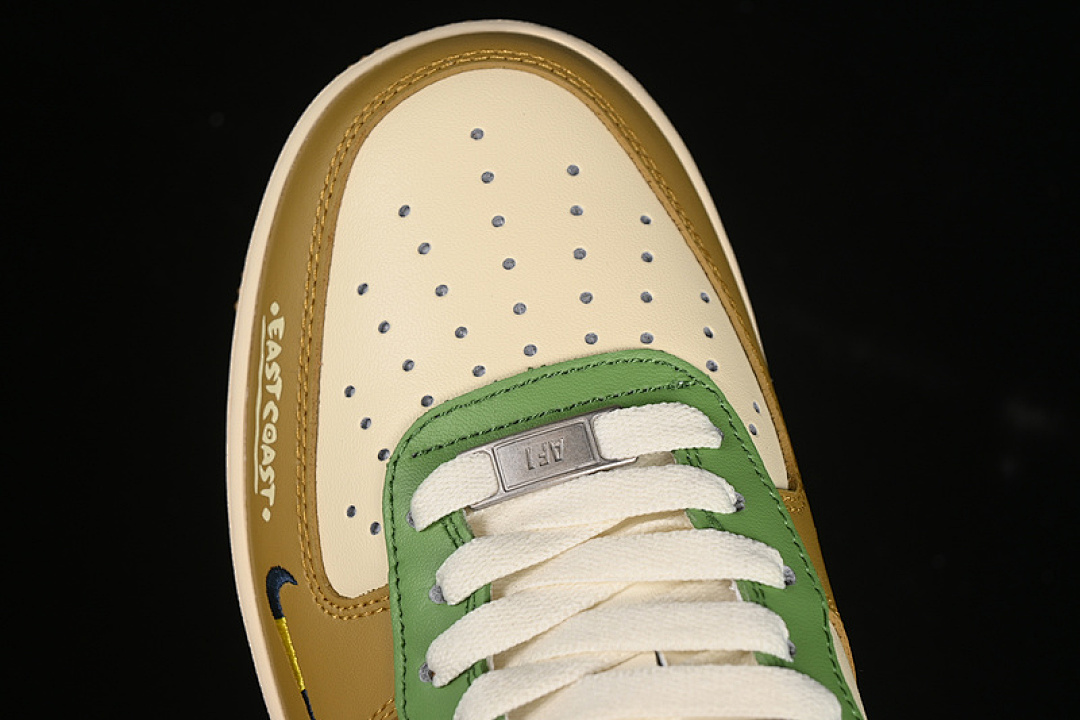 Nike [XL2321-666]-[AIR FORCE 1 07 LOW CHIVALRY BROWN/GREEN]-[WOMAN:36-39]-[MAN:40-45] - Image 10