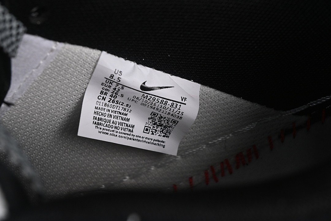 Nike [MZ9588-831]-[AIR FORCE 1 07 LOW CASUAL SNEAKERS RED/WHITE/BLACK]-[WOMAN:36-39]-[MAN:40-45] - Image 5