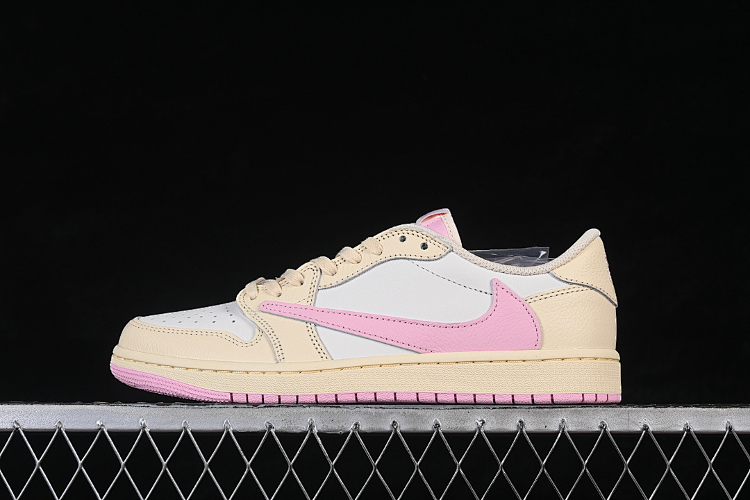 Jordan [IQ7604-100]-[JORDAN 1 RETRO LOW OG SP MUSLIN/SHY PINK/SAIL]-[WOMAN:36-39]-[MAN:40-47.5], photo 1