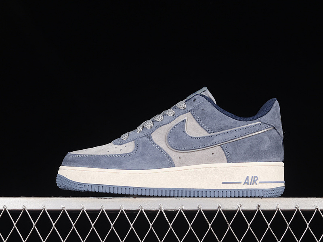 Nike [DD9969-536]-[AKIRA AIR FORCE 1 07 LOW WHITE/GREY/BLUE]-[WOMAN:36-39]-[MAN:40-45], photo 1
