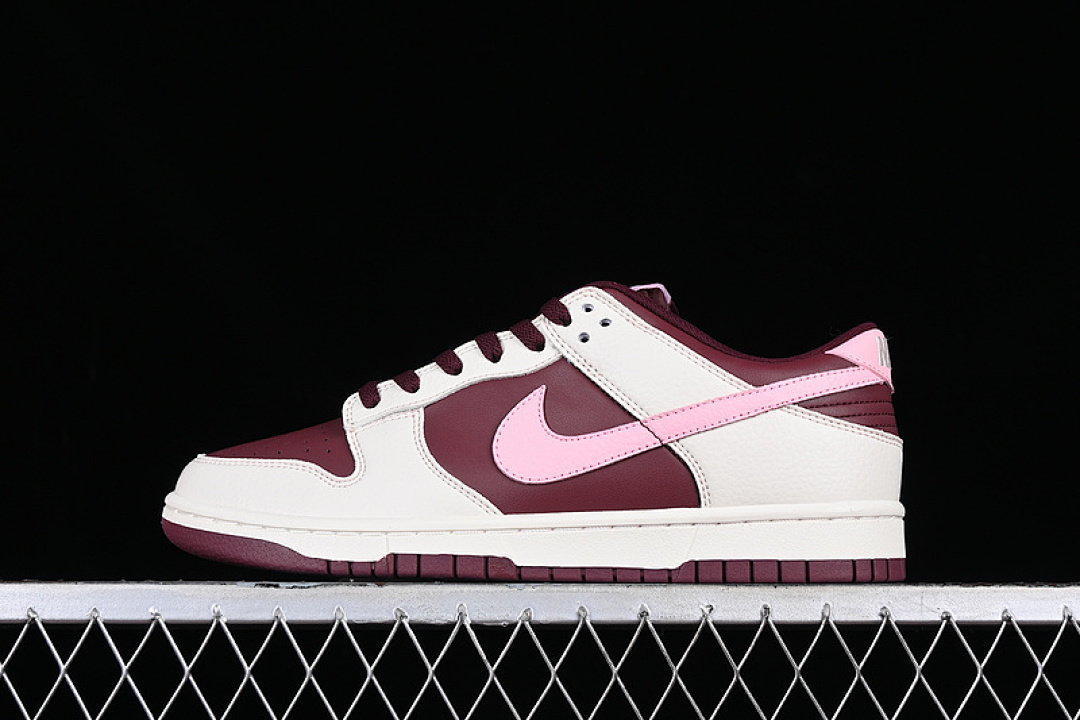 Unbranded [DR9705-100]-[DUNK LOW PREMIUM VALENTINE S DAY PALE IVORY/MEDIUM SOFT PINK/NIGHT MAROON], photo 1