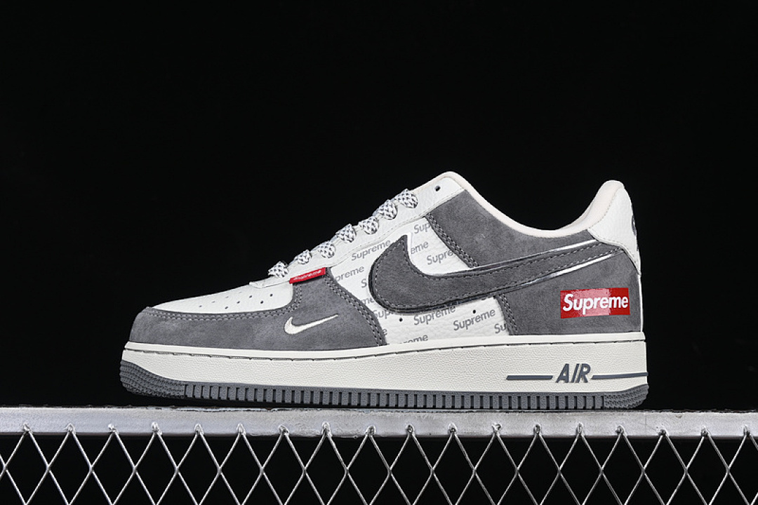 Nike Nike AIR FORCE 1 07 LOW SUPREME WHITE/GREY/RED · CH6336-510, photo 1