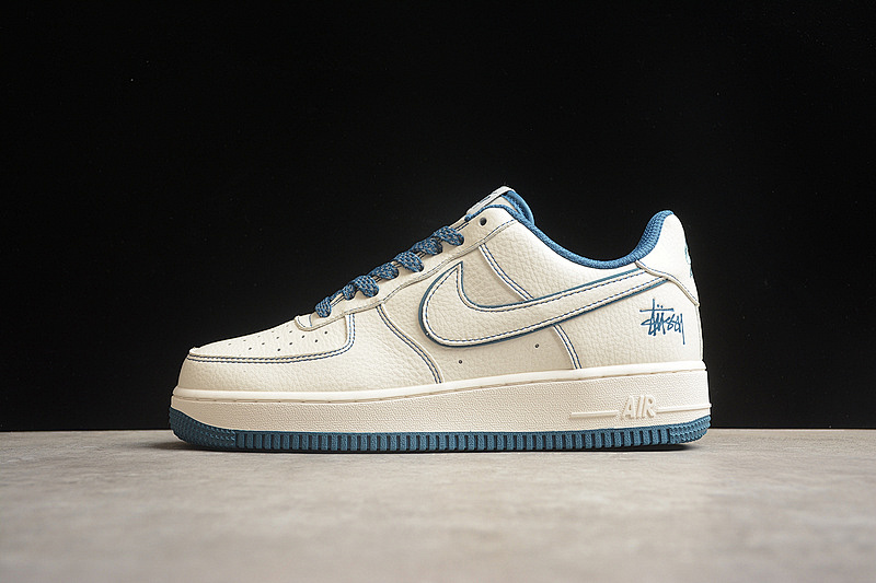 Nike Nike STUSSY AIR FORCE 1 LOW WHITE/GREY/BLUE · UN1635-333, photo 1