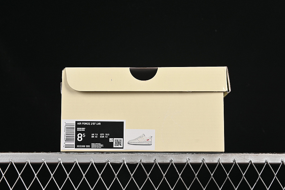 Nike [XX3168-205]-[AIR FORCE 1 07 LOW SUPREME BEIGE/GREY]-[WOMAN:36-39]-[MAN:40-45] - Image 12