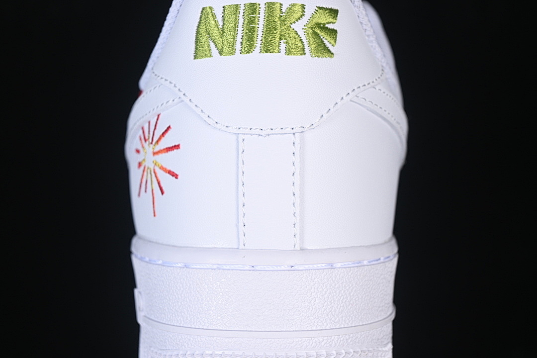 Nike [IQ1133-111]-[AIR FORCE 1 07 LOW CASUAL SNEAKERS WHITE/RED]-[WOMAN:36-39]-[MAN:40-45] - Image 7