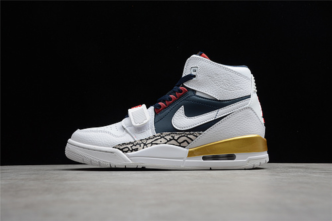 Jordan [AV3922-101]-[JORDAN LEGACY 312 DREAM TEAM WHITE/MIDNIGHT NAVY-TEAM RED-METALLIC (GOLD]), photo 1