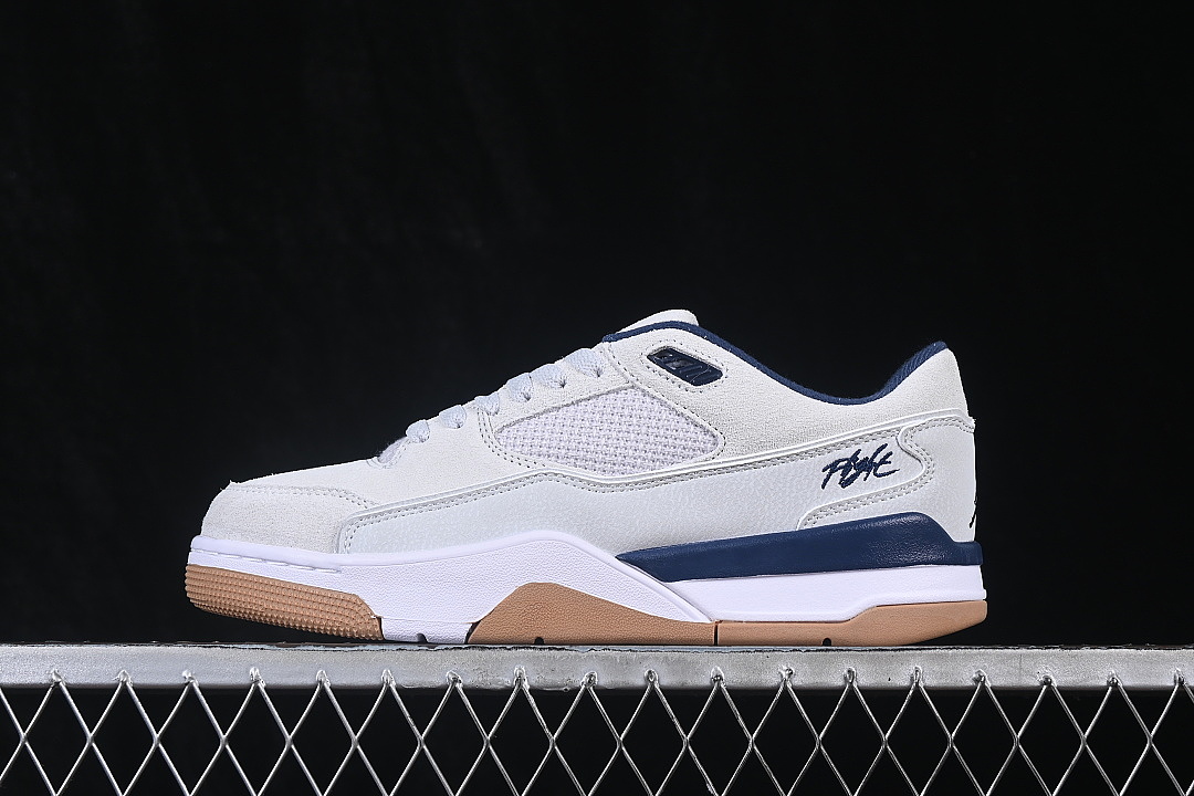 Jordan [HF3255-004]-[AIR JORDAN FLIGHT COURT AJ RETRO SNEAKERS WHITE/BLUE]-[WOMAN:36-39]-[MAN:40-47.5], photo 1