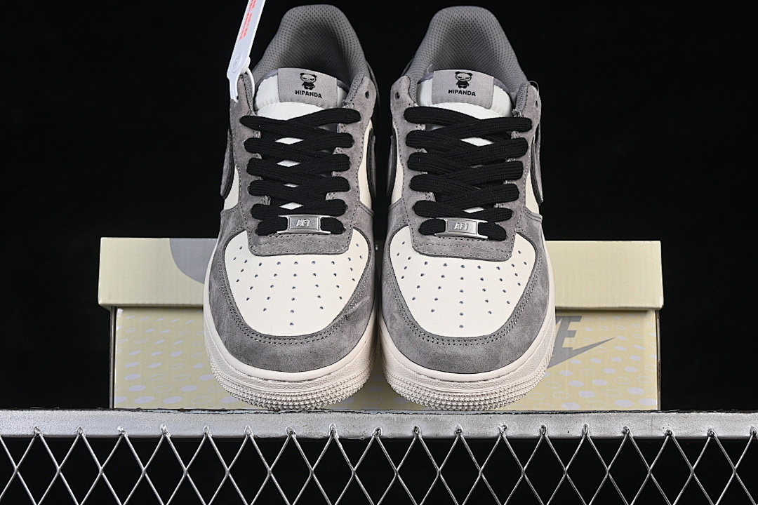 Nike [XD9314-611]-[AIR FORCE 1 07 LOW WHITE/GREY/BLACK]-[WOMAN:36-39]-[MAN:40-45] - Image 13