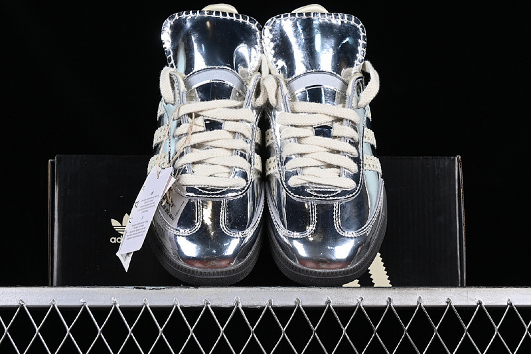 Adidas [IG8181]-[ADIDAS WALES BONNER SAMBA GREY/WHITE/SILVER]-[WOMAN:35-39]-[MAN:40-46] - Image 13