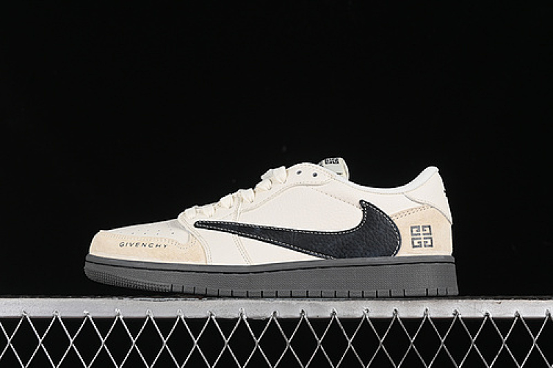Jordan TRAVIS SCOTT X FRAGMENT DESIGN AIR Jordan 1 LOW OG SP BEIGE/WHITE/BLACK · CF3688-030, photo 1