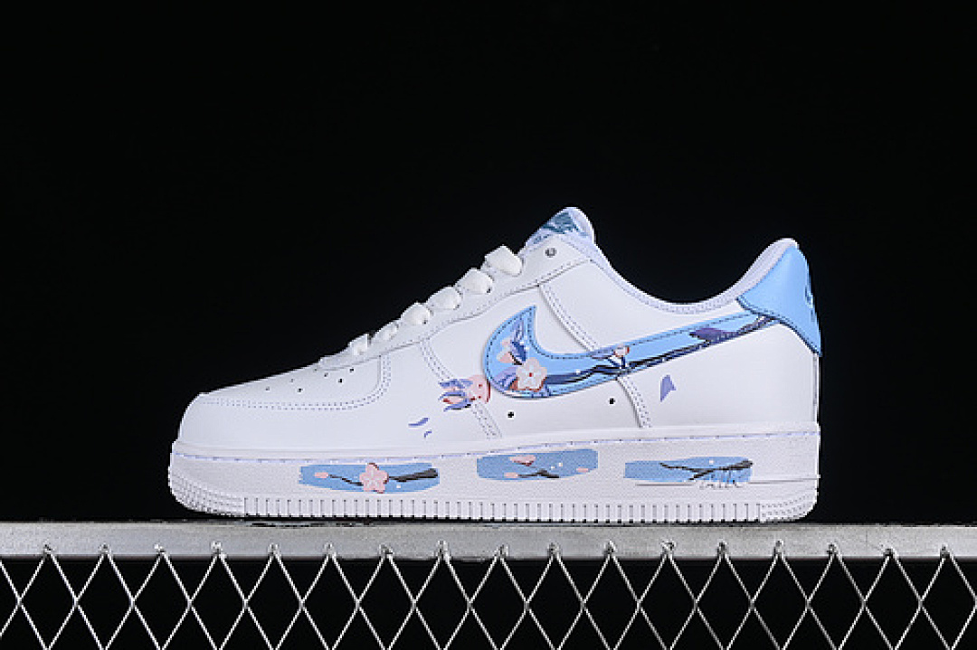Nike Nike AIR FORCE 1 07 LOW WHITE/BLUE · DD8959-100, photo 1