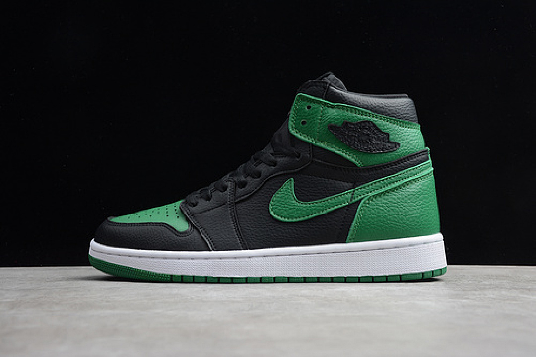 Jordan [555088-030]-[AIR JORDAN 1 RETRO HIGH OG BLACK/WHITE-PINE GREEN/GYM (RED ORANGE]), photo 1