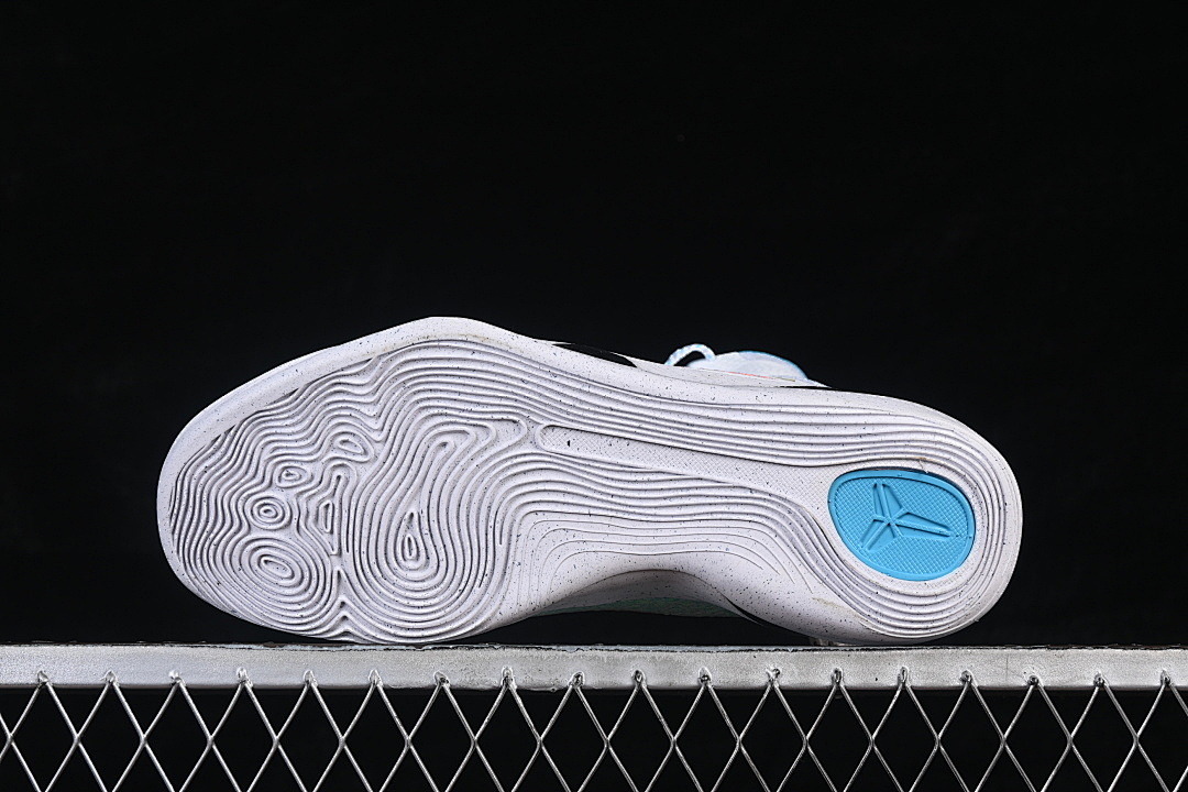 Nike [FZ7335-101]-[KOBE 9 ELITE PROTRO WHITE/SILVER-CHLORINE BLUE-BLACK]-[WOMAN:39]-[MAN:40-46] - Image 16