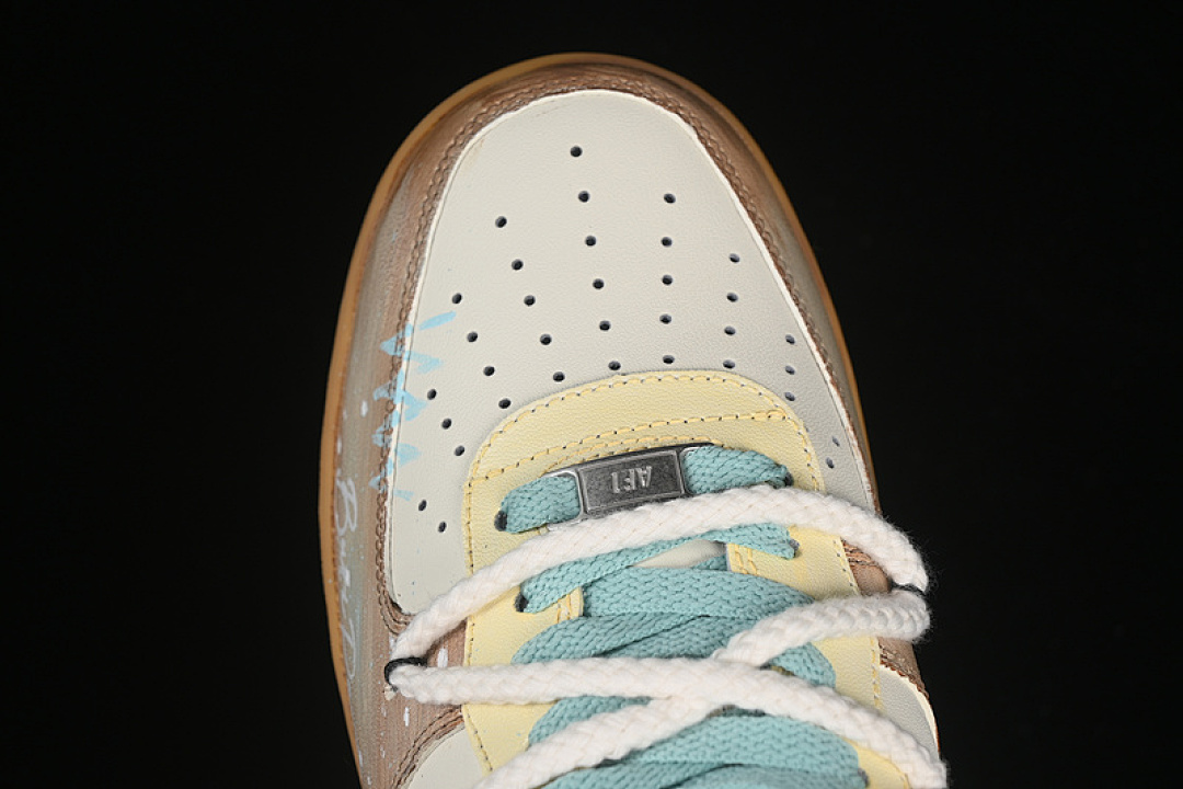 Nike [XC2351-505]-[AIR FORCE 1 07 LOW MINT BUBBLE BROWN/GREEN/BLUE/BEIGE]-[WOMAN:36-39]-[MAN:40-45] - Image 10