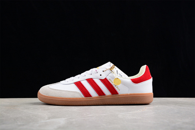 Adidas Adidas SPORTY RICH ORIGINALS SAMBA OG WHITE/RED/BROWN · IF5660, photo 1