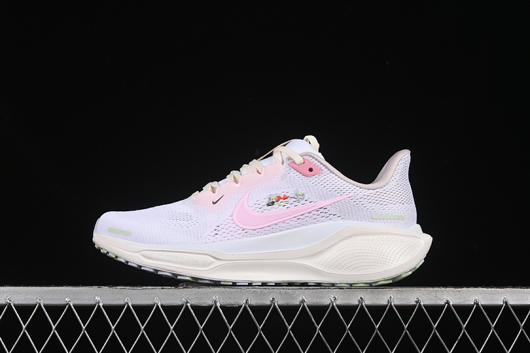 Nike [IB8882-161]-[AIR ZOOM PEGASUS 41 WHITE/SAIL/FOOTBALL GREY/PINK FOAM]-[WOMAN:36-42] - Image 2