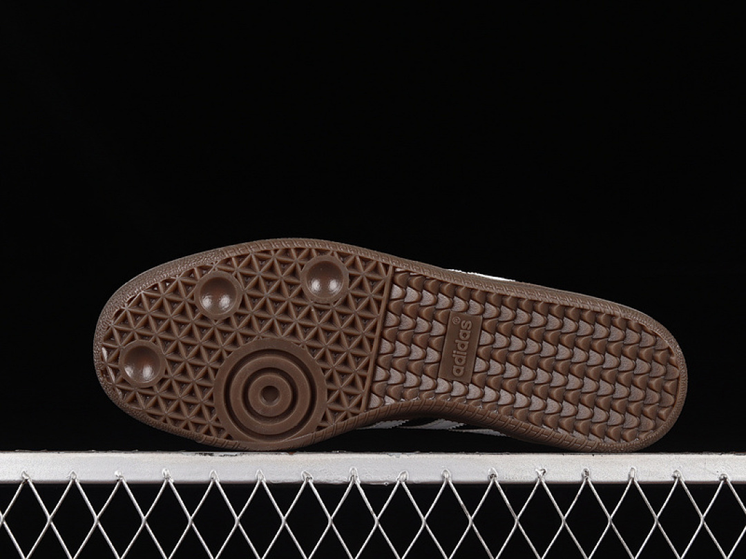 Adidas [FX9042]-[SAMBA VEGAN SHOES CLOUD WHITE/CORE BLACK/GUM]-[WOMAN:36-39]-[MAN:40-45] - Image 14