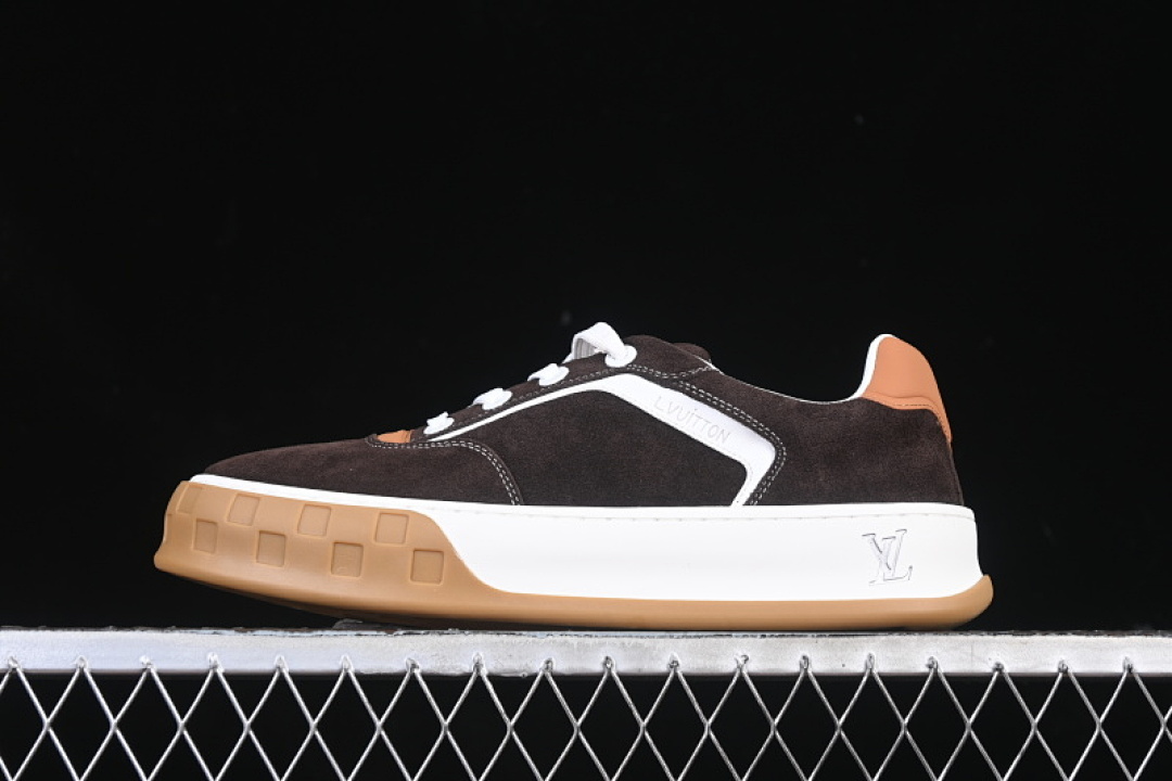 Louis Vuitton [LOUIS VUITTON SKATE SNEAKER CLASSIC 2025SS D COFFEE/WHITE]-[MSAN:39-45] - Image 2
