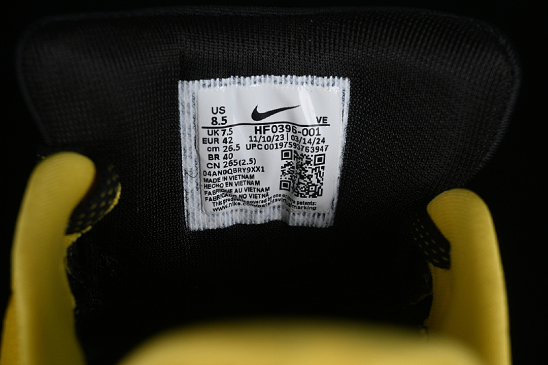Nike [HF0396-001]-[AIR ZOOM PEGASUS 41 BLACK/YELLOW/RED]-[MAN:39-45] - Image 8
