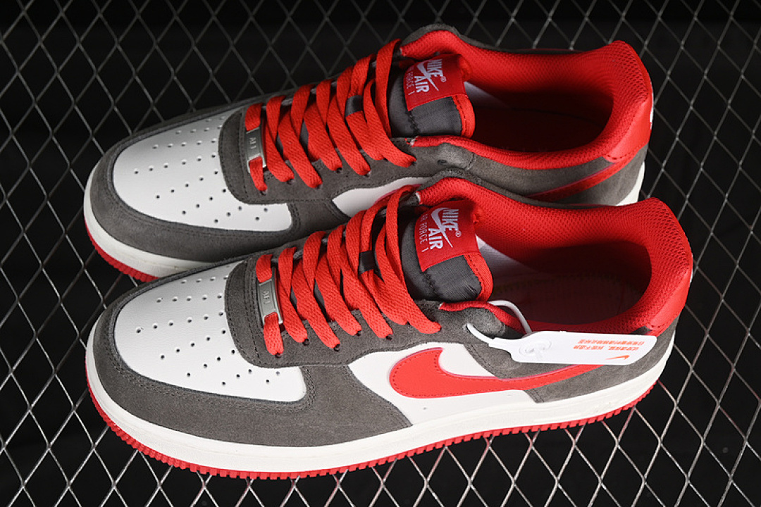 Nike [FQ8714-201]-[AIR FORCE 1 07 LOW BAROQUE BROWN/UNIVERSITY RED]-[WOMAN:36-39]-[MAN:40-45] - Image 12