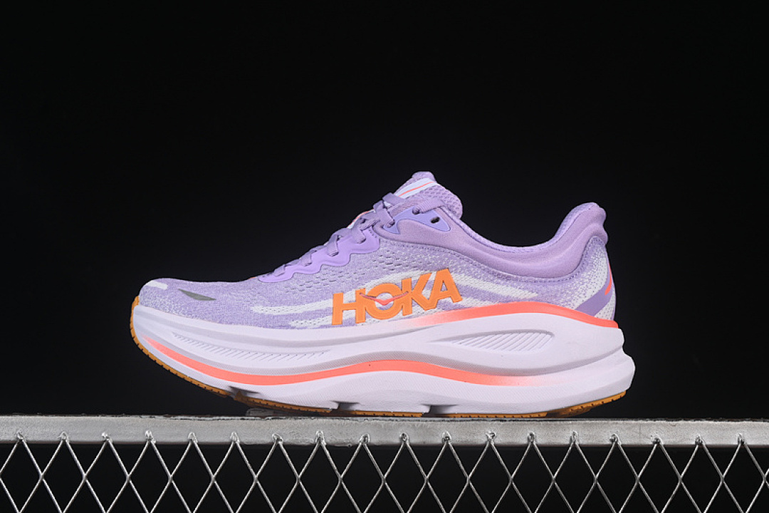 On Running On Running [1162014 AGH]-[HOKA ONE BONDI 9 WHITE/PURPLE/ORANGE]-[WOMAN:36-39]-[MAN:40-45], photo 1