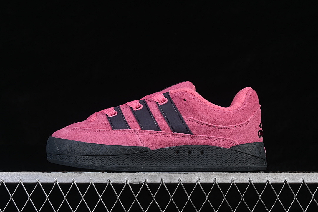 Human Made Human Made X SHARK BREAD CASUAL SHOES DARK PINK/BLACK · JR8038, photo 1