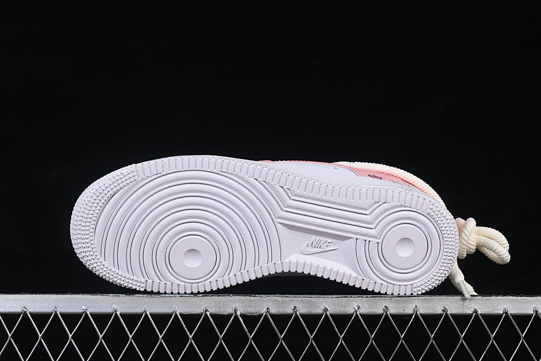 Nike [YY2024-762]-[AIR FORCE 1 07 LOW CASUAL SNEAKERS PINK/WHITE/BEIGE]-[WOMAN:36-39]-[MAN:40-45] - Image 14